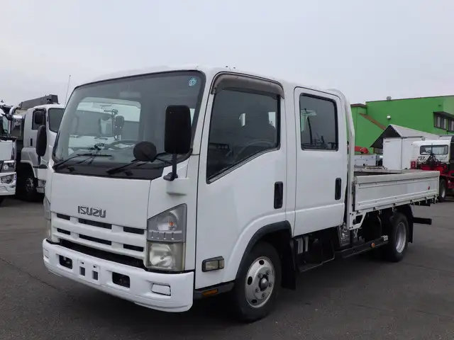 いすゞ エルフ 小型 平ボディ Wキャブ BKG-NPR85ARの中古トラック画像1