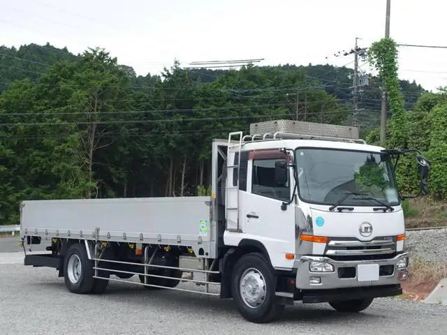 日産UD コンドル 中型/増トン 平ボディ 床鉄板 アルミブロックの中古トラック画像1