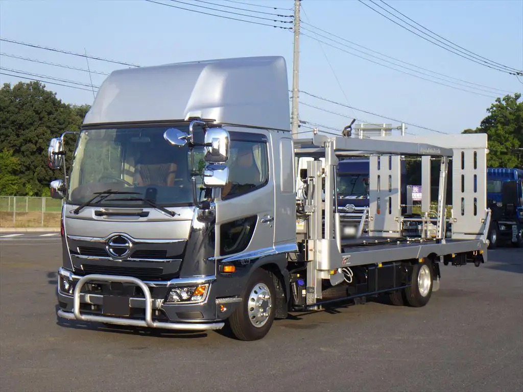 日野 レンジャー 中型/増トン 車両重機運搬 ウインチ エアサスの中古トラック画像1
