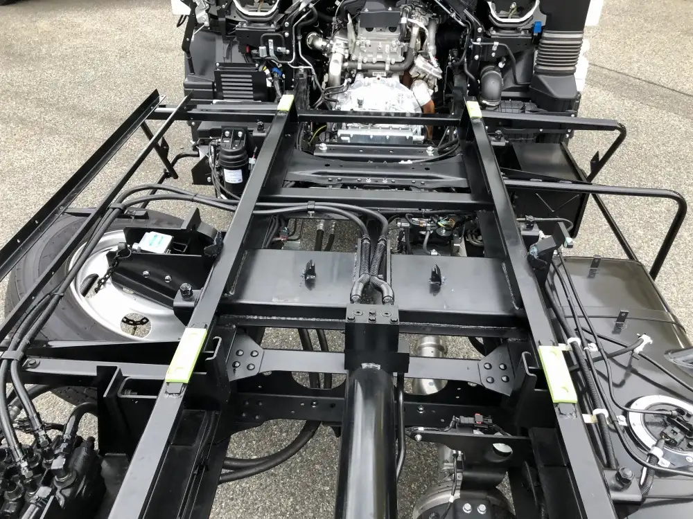 三菱 キャンター 小型 車両重機運搬 ラジコン ウインチの中古トラック画像12