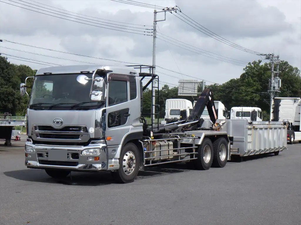 日産UD クオン 大型 アームロール コンテナ付き ツインホイストの中古トラック画像9