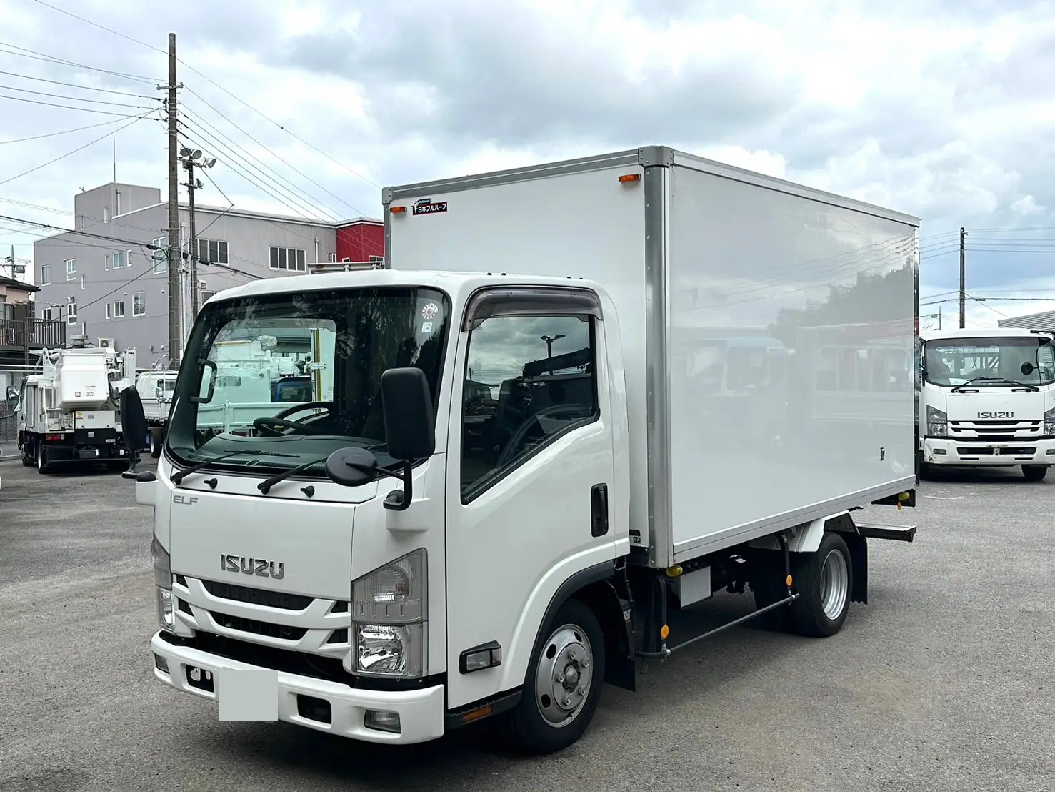 いすゞ エルフ 小型 冷凍冷蔵 セミロング TRG-NLR85AN