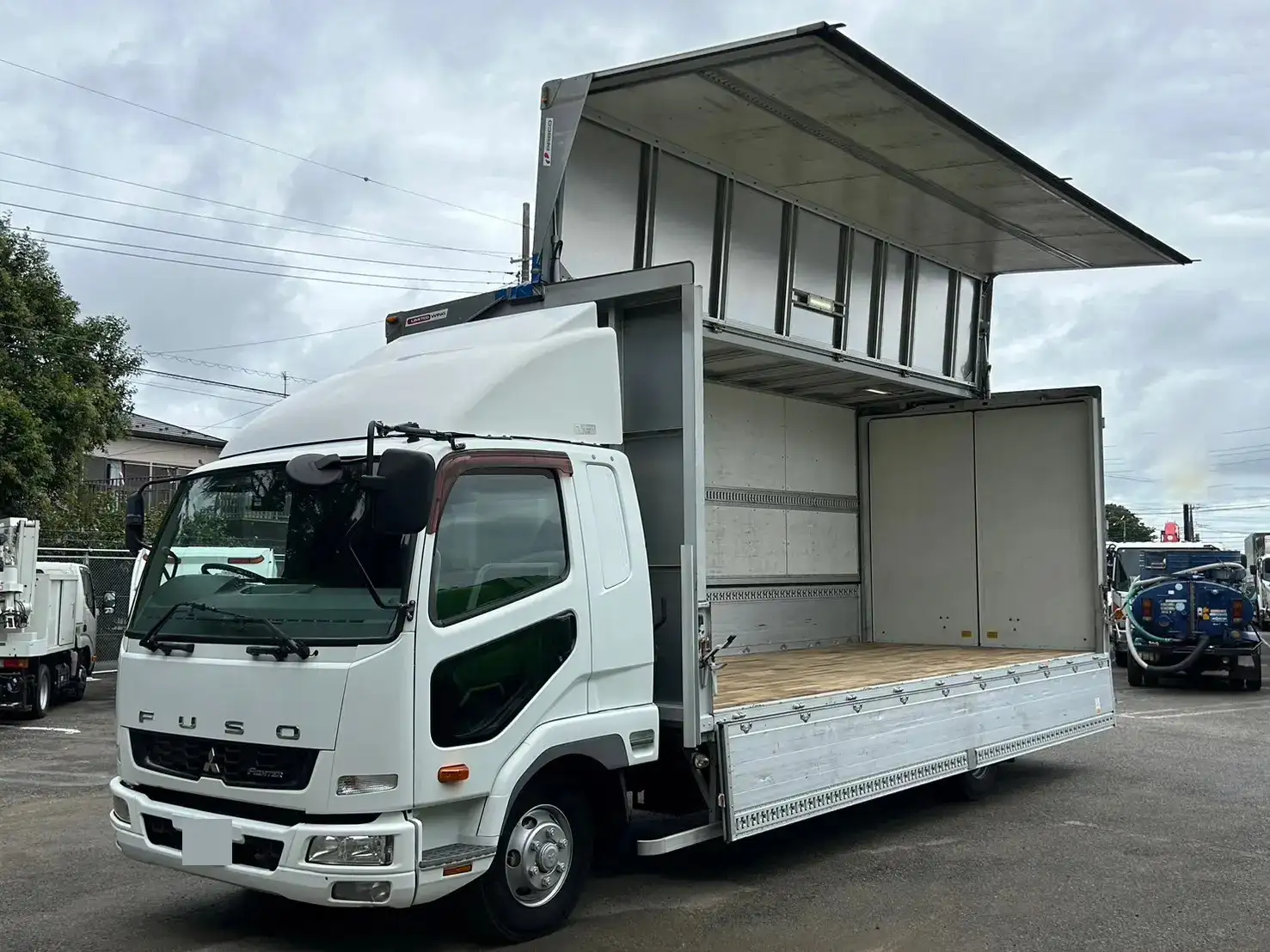 三菱 ファイター 中型/増トン ウイング ベッド TKG-FK61Fの中古トラック画像10