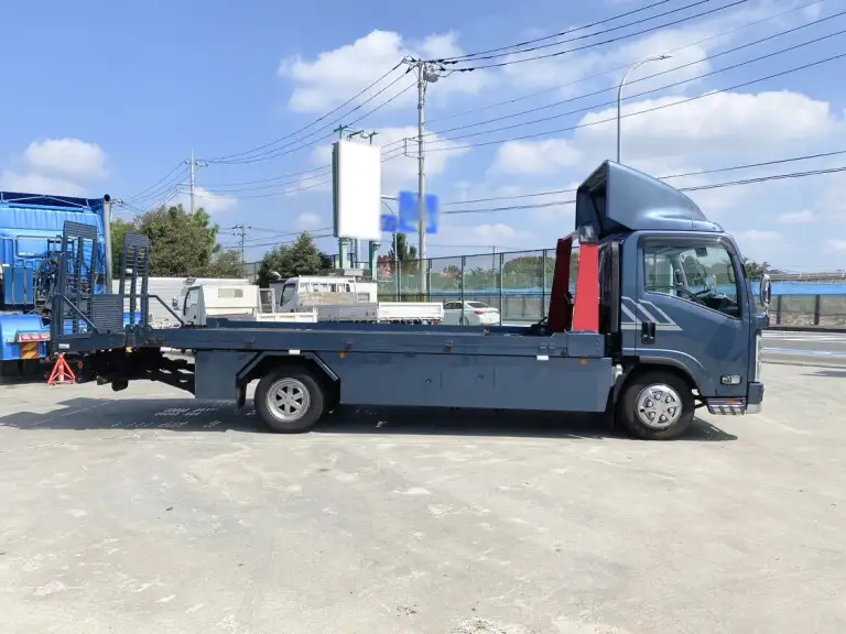 いすゞ エルフ 小型 車両重機運搬 ラジコン ウインチの中古トラック画像3