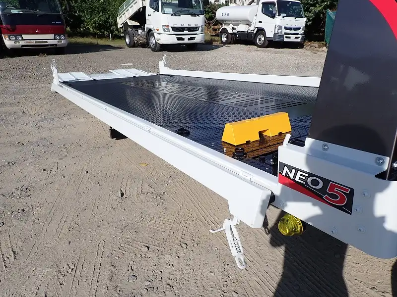 三菱 キャンター 小型 車両重機運搬 ラジコン ウインチの中古トラック画像10