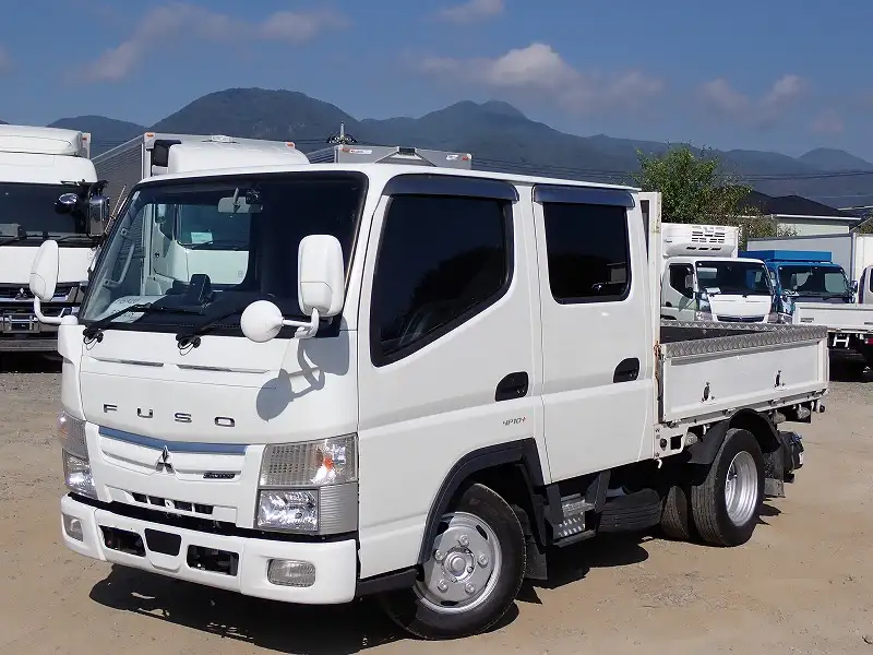 三菱 キャンター 小型 平ボディ Wキャブ 2RG-FBA20 の中古トラック【車両No.174352】