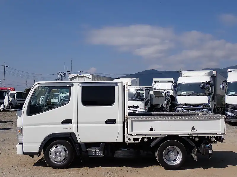 三菱 キャンター 小型 平ボディ Wキャブ 2RG-FBA20の中古トラック画像7