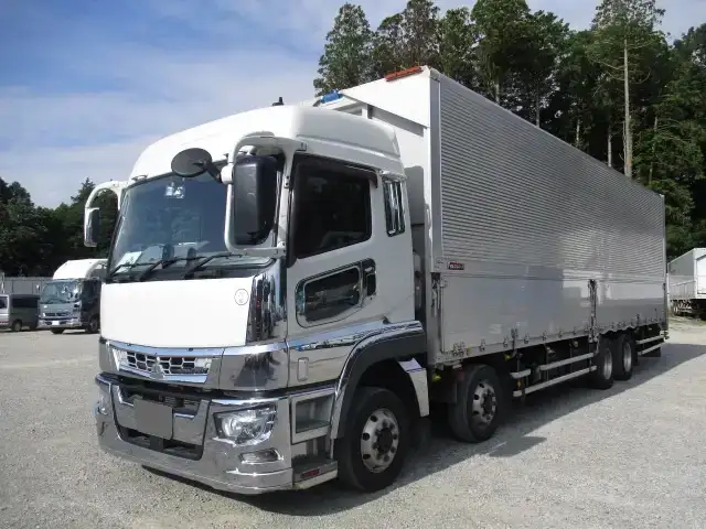三菱 スーパーグレート 大型 ウイング ハイルーフ エアサス の中古トラック【車両No.174399】