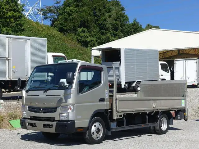 三菱 キャンター 小型 平ボディ パワーゲート TKG-FEB50｜画像1
