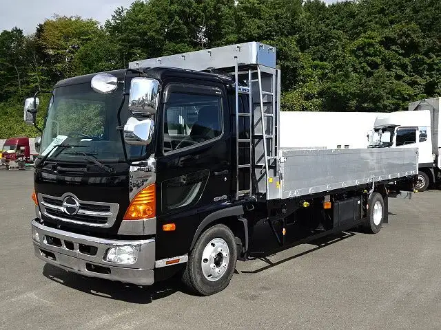 日野 レンジャー 中型/増トン 平ボディ アルミブロック ベッド の中古トラック【車両No.174433】
