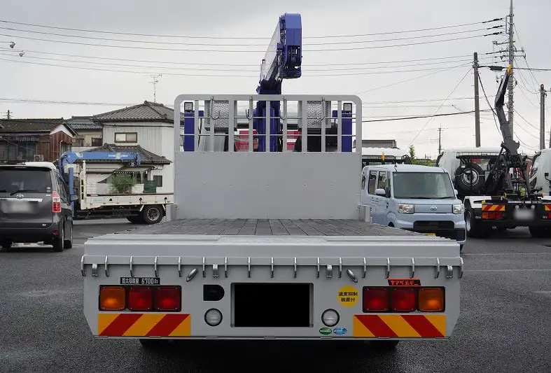 三菱 ファイター 中型/増トン 車両重機運搬 4段クレーン ラジコンの中古トラック画像3