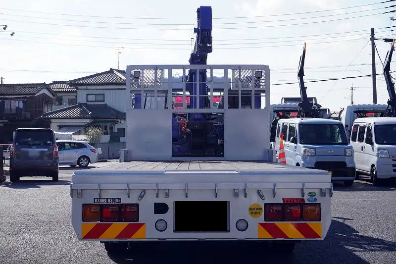 三菱 ファイター 中型/増トン 車両重機運搬 4段クレーン ラジコンの中古トラック画像3