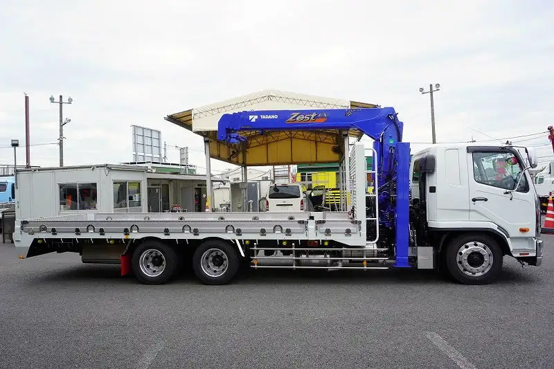 三菱 ファイター 中型/増トン 車両重機運搬 4段クレーン ラジコンの中古トラック画像2