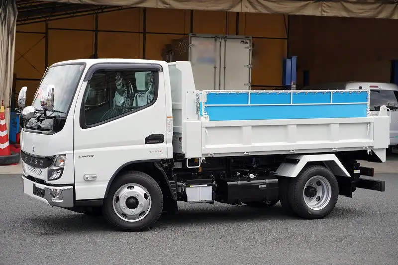 三菱 キャンター 小型 ダンプ ローダー 強化 の中古トラック【車両No.174733】