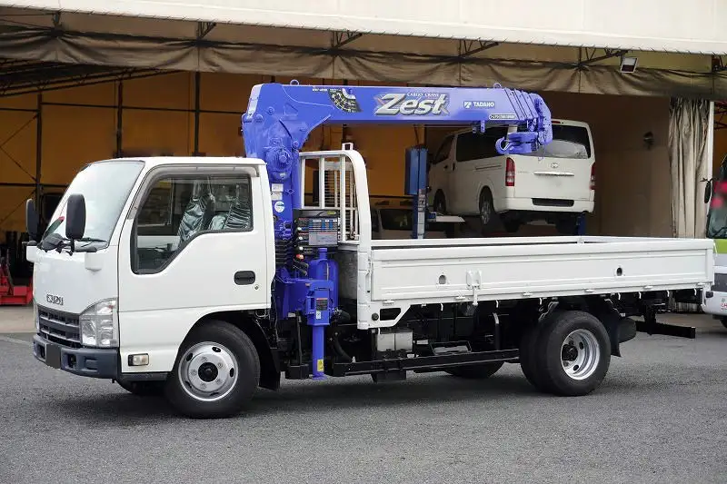 いすゞ エルフ 小型 クレーン付 4段 ラジコン の中古トラック【車両No.174746】