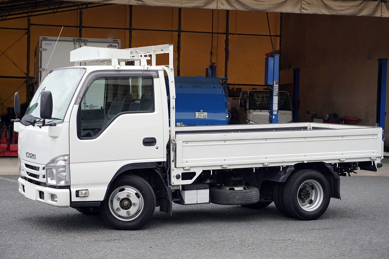 いすゞ エルフ 小型 平ボディ 10尺 TRG-NJR85A