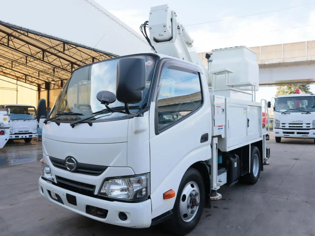 日野 デュトロ 小型 高所・建柱車 高所作業車 電工仕様の中古トラック画像1