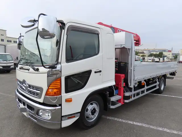 日野 レンジャー 中型/増トン クレーン付 アルミブロック 4段 の中古トラック【車両No.174455】