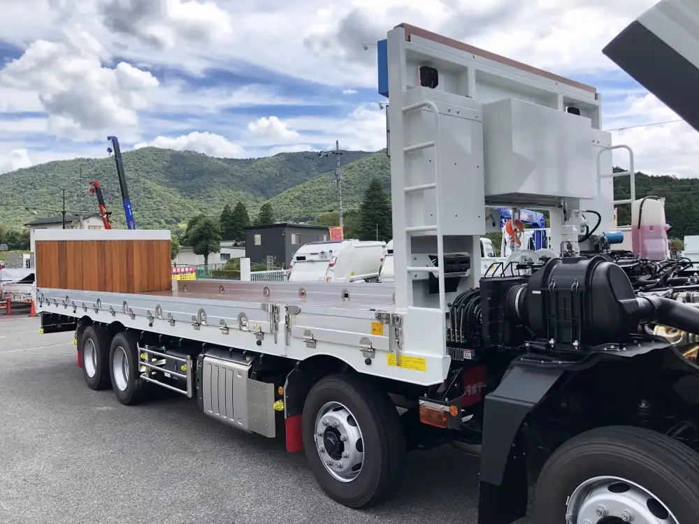 三菱 スーパーグレート 大型 車両重機運搬 ラジコン ウインチの中古トラック画像6