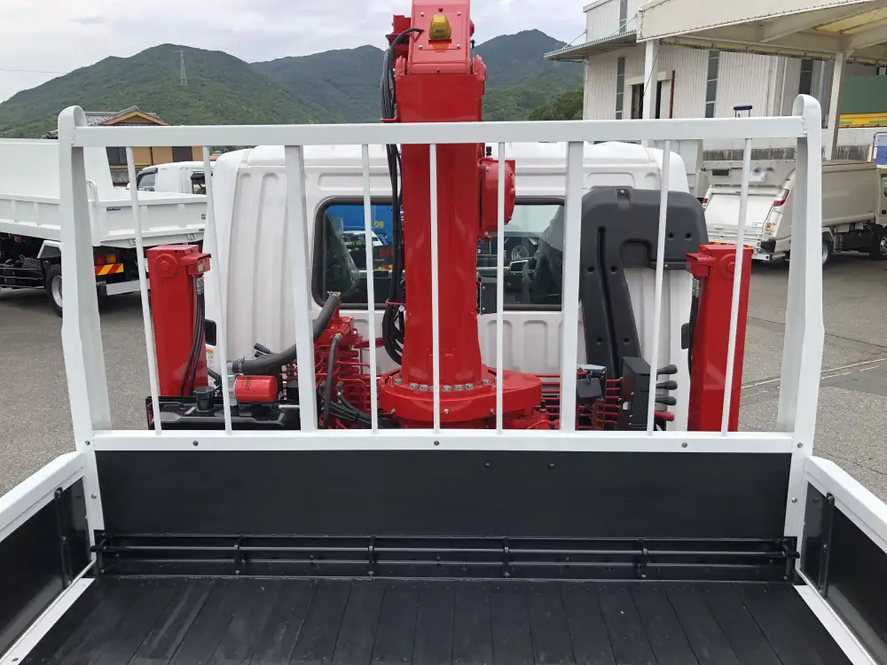 三菱 ファイター 中型/増トン 車両重機運搬 4段クレーン ラジコンの中古トラック画像6