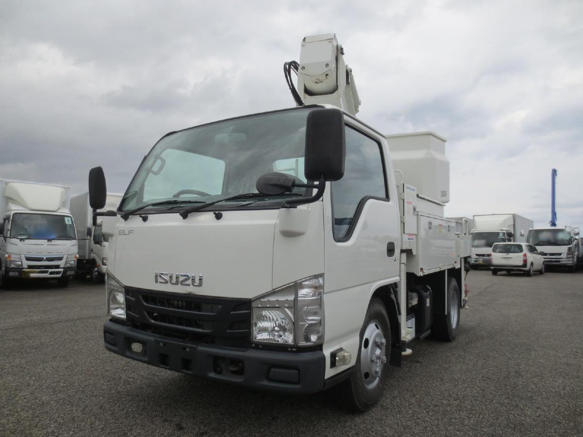 いすゞ エルフ 小型 高所・建柱車 高所作業車
