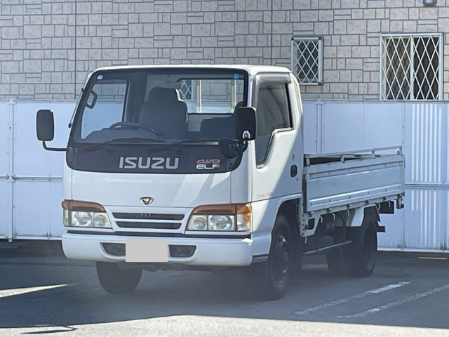 いすゞ エルフ 小型 平ボディ 10尺 KC-NHS69EA