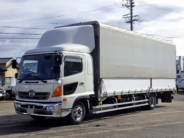 日野 レンジャー 中型/増トン ウイング 幌ウイング エアサスの中古トラック画像1