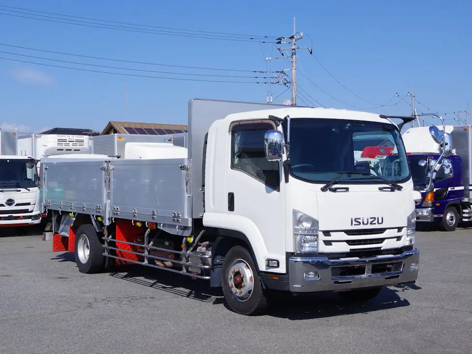 いすゞ フォワード 中型/増トン 平ボディ 床鉄板 アルミブロックの中古トラック画像2