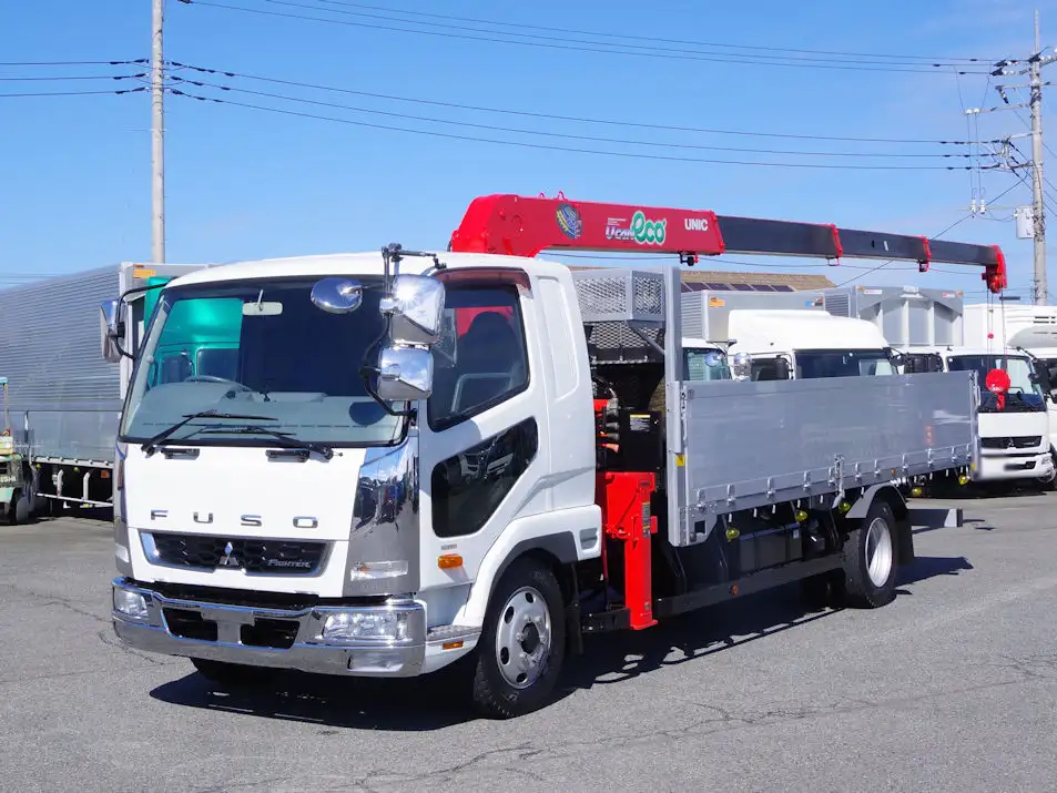 三菱 ファイター 中型/増トン クレーン付 アルミブロック 4段 の中古トラック【車両No.174357】