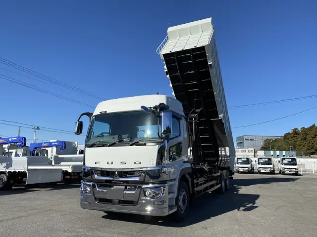 三菱 スーパーグレート 大型 ダンプ 土砂禁 ハイルーフ の中古トラック【車両No.174385】
