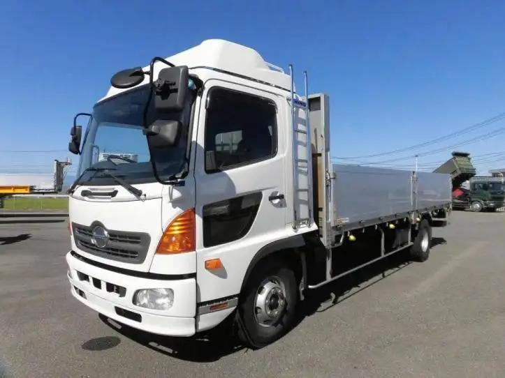 日野 レンジャー 中型/増トン 平ボディ アルミブロック ベッドの中古トラック画像1
