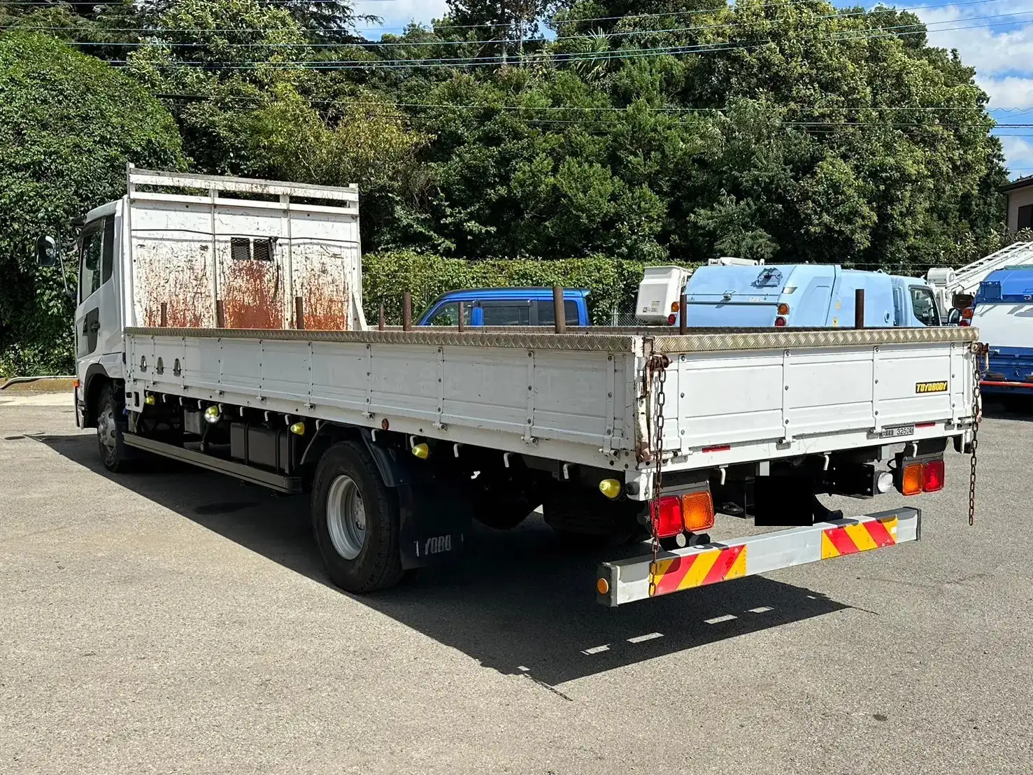日産UD コンドル 中型/増トン 平ボディ 床鉄板 ベッドの中古トラック画像5