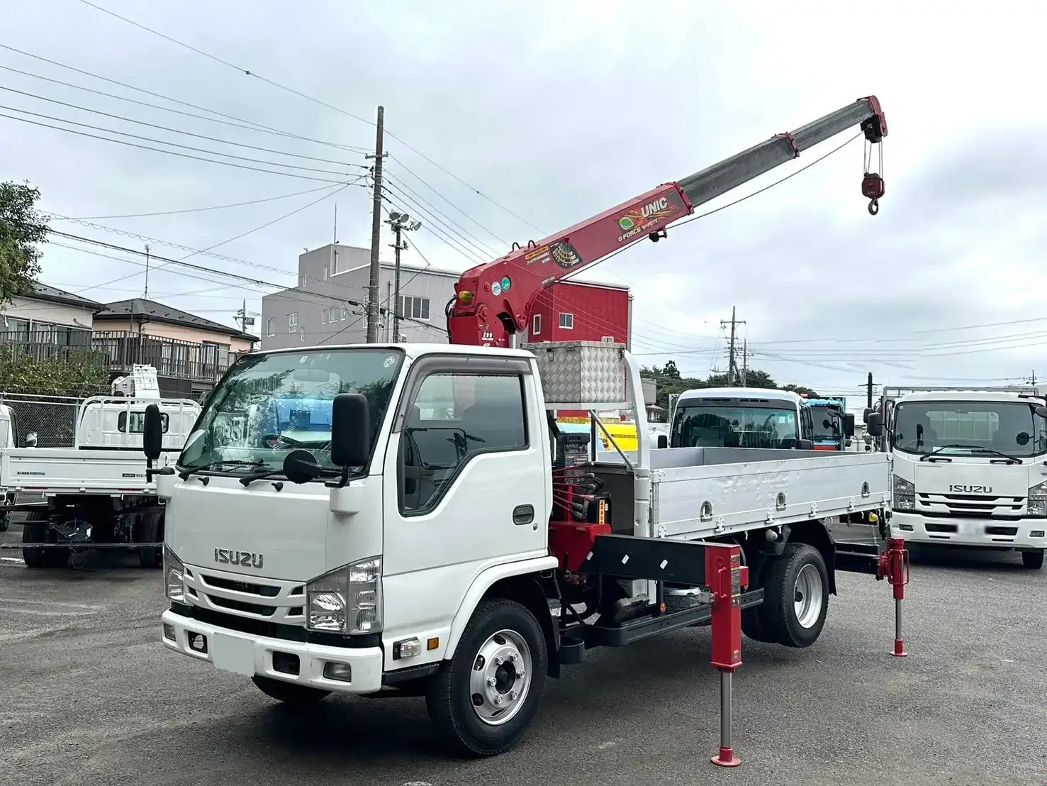 いすゞ エルフ 小型 クレーン付 アルミブロック 3段 の中古トラック【車両No.174934】