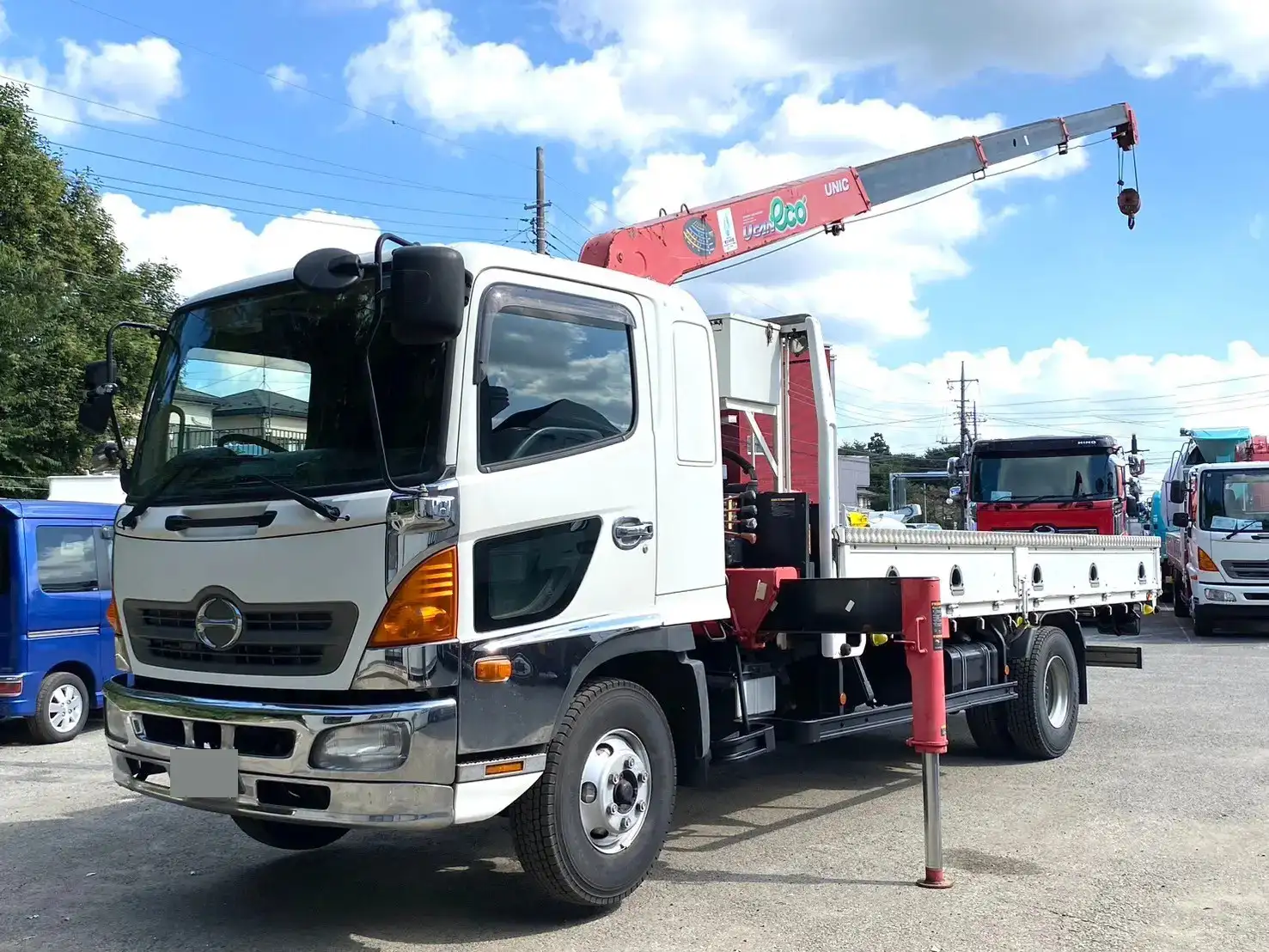 日野 レンジャー 中型/増トン クレーン付 4段 ラジコンの中古トラック画像1