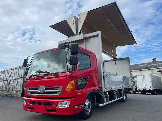 日野 レンジャー 中型/増トン ウイング エアサス ベッド の中古トラック【車両No.174893】