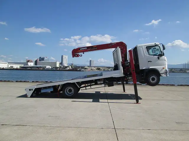 日野 レンジャー 中型/増トン 車両重機運搬 4段クレーン ラジコンの中古トラック画像3