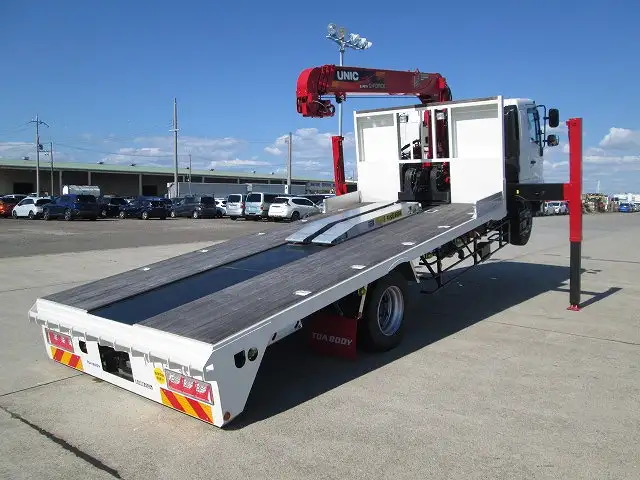 日野 レンジャー 中型/増トン 車両重機運搬 4段クレーン ラジコンの中古トラック画像4
