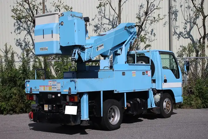 いすゞ エルフ 小型 高所・建柱車 高所作業車 BKG-NKR85ANの中古トラック画像4