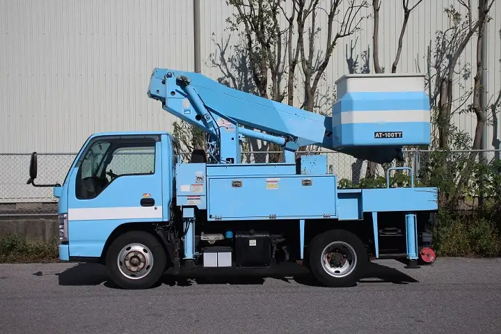 いすゞ エルフ 小型 高所・建柱車 高所作業車 BKG-NKR85ANの中古トラック画像2