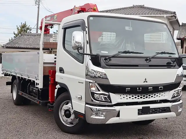 三菱 キャンター 小型 クレーン付 アルミブロック 4段の中古トラック画像2