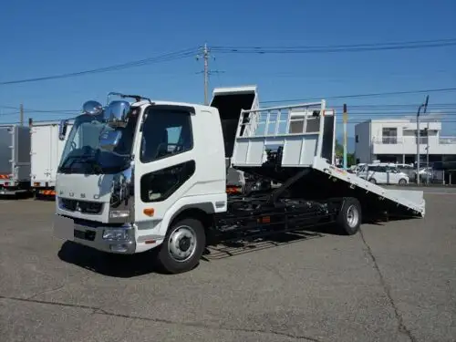 三菱 ファイター 中型/増トン 車両重機運搬 ラジコン ウインチの中古トラック画像4