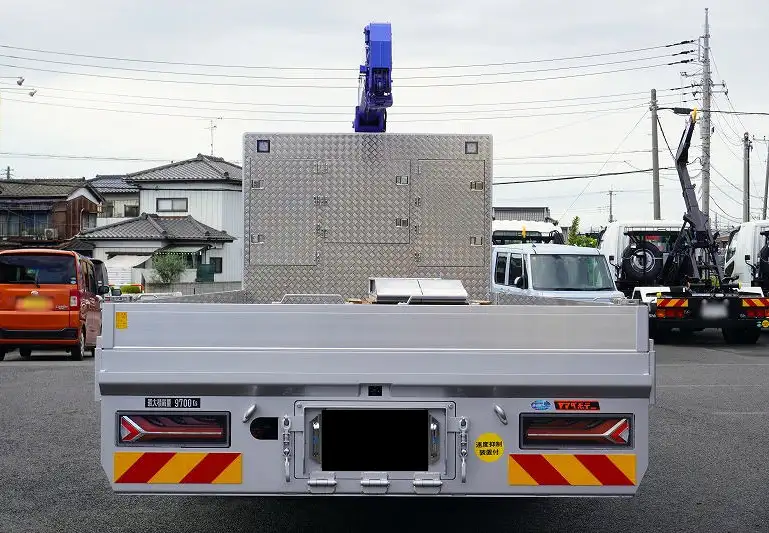 三菱 ファイター 中型/増トン 車両重機運搬 4段クレーン ラジコンの中古トラック画像3