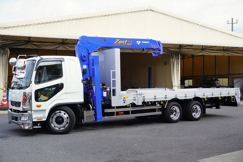 三菱 ファイター 中型/増トン 車両重機運搬 セルフローダー 2DG-FQ62F