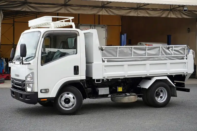 いすゞ エルフ 小型 ダンプ ローダー 強化の中古トラック画像1