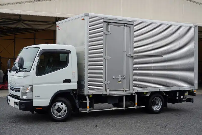 三菱 キャンター 小型 アルミバン パワーゲート サイドドア の中古トラック【車両No.175184】