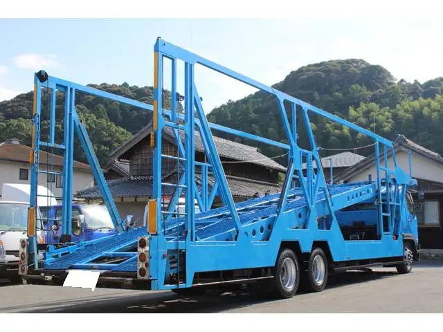 三菱 ファイター 中型/増トン 車両重機運搬 ウインチ ベッドの中古トラック画像2