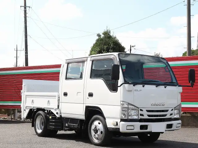 いすゞ エルフ 小型 平ボディ Wキャブ パワーゲートの中古トラック画像2