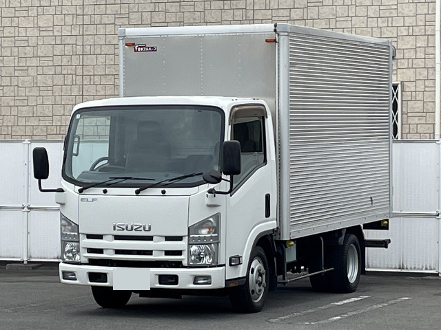 いすゞ エルフ 小型 アルミバン セミロング TKG-NLR85N