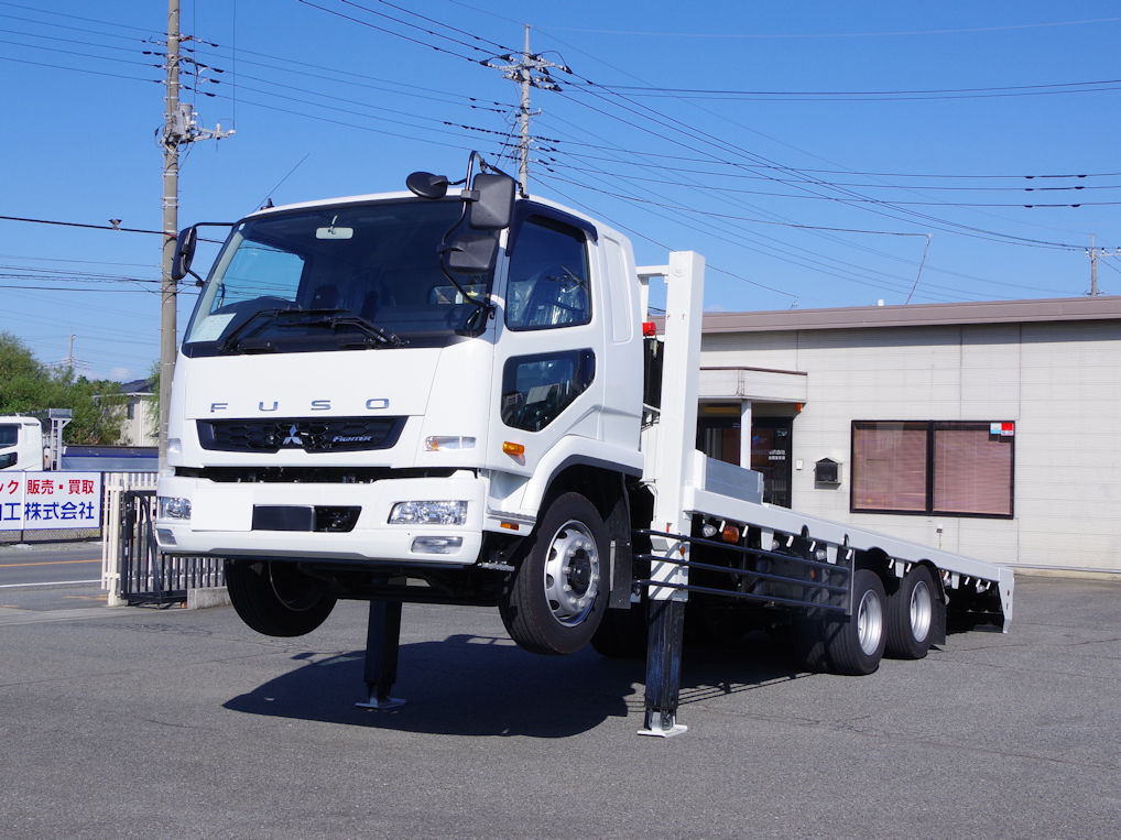 三菱 ファイター 中型/増トン 車両重機運搬 セルフローダー 2DG-FQ62F