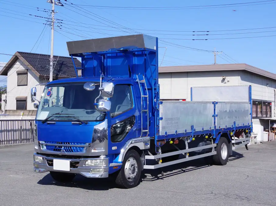 三菱 ファイター 中型/増トン 平ボディ 床鉄板 アルミブロック の中古トラック【車両No.175278】